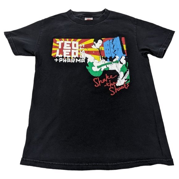 Vintage Ted Leo + Pharmacists Shake The Sheets Band T-Shirt‎ Tennessee River Tag - Picture 1 of 11
